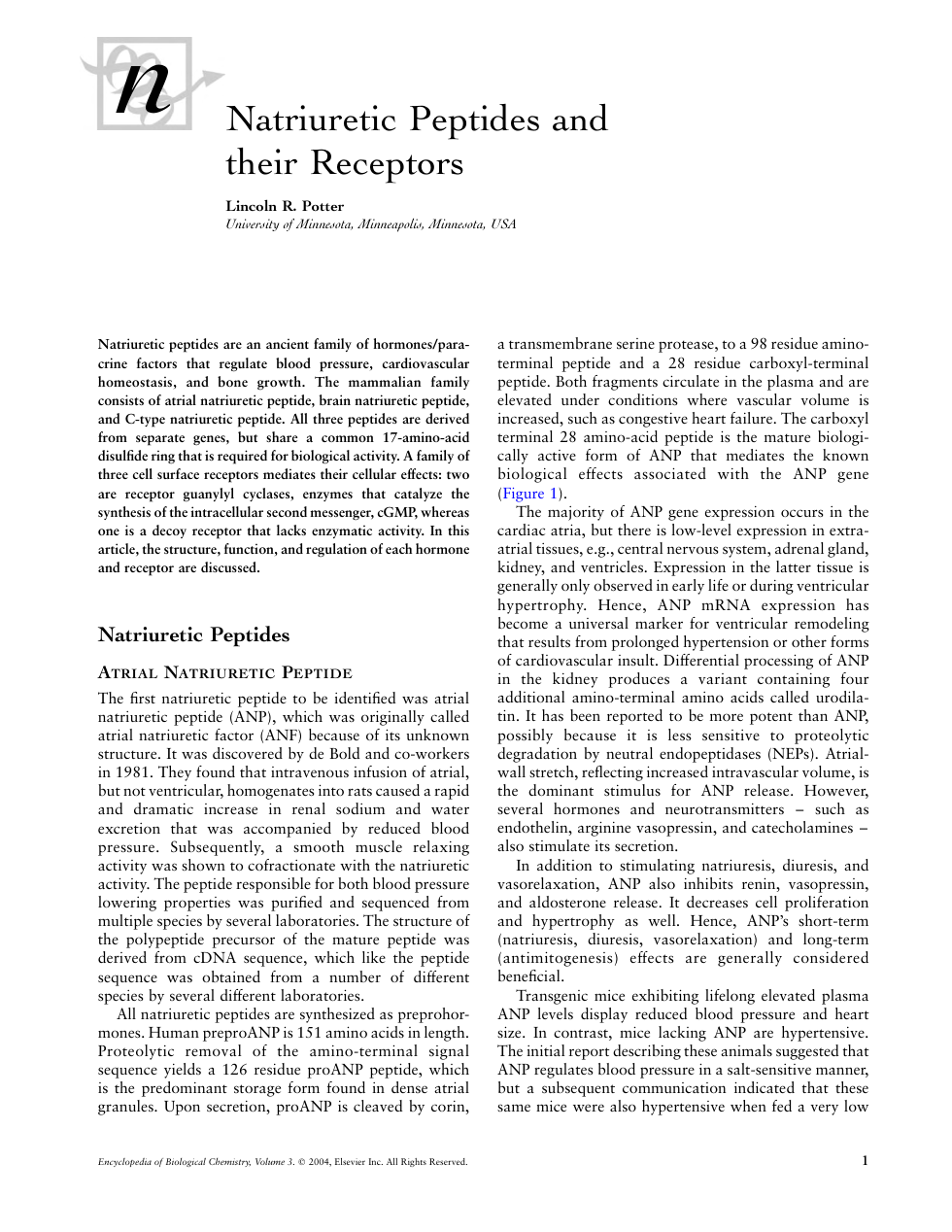 Academic Press Encyclopedia of Biological Chemistry Vol 3 cover