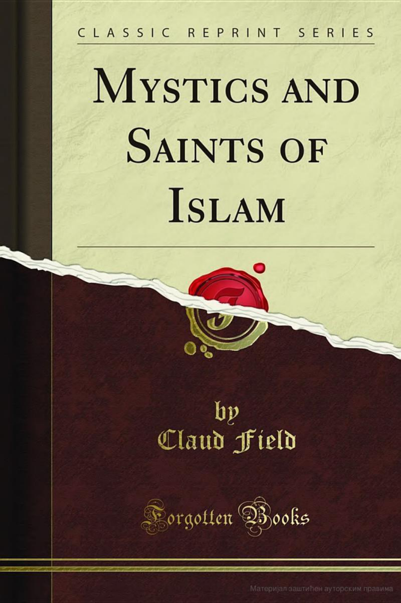 Claud Field - Mystics and Saints of Islam cover
