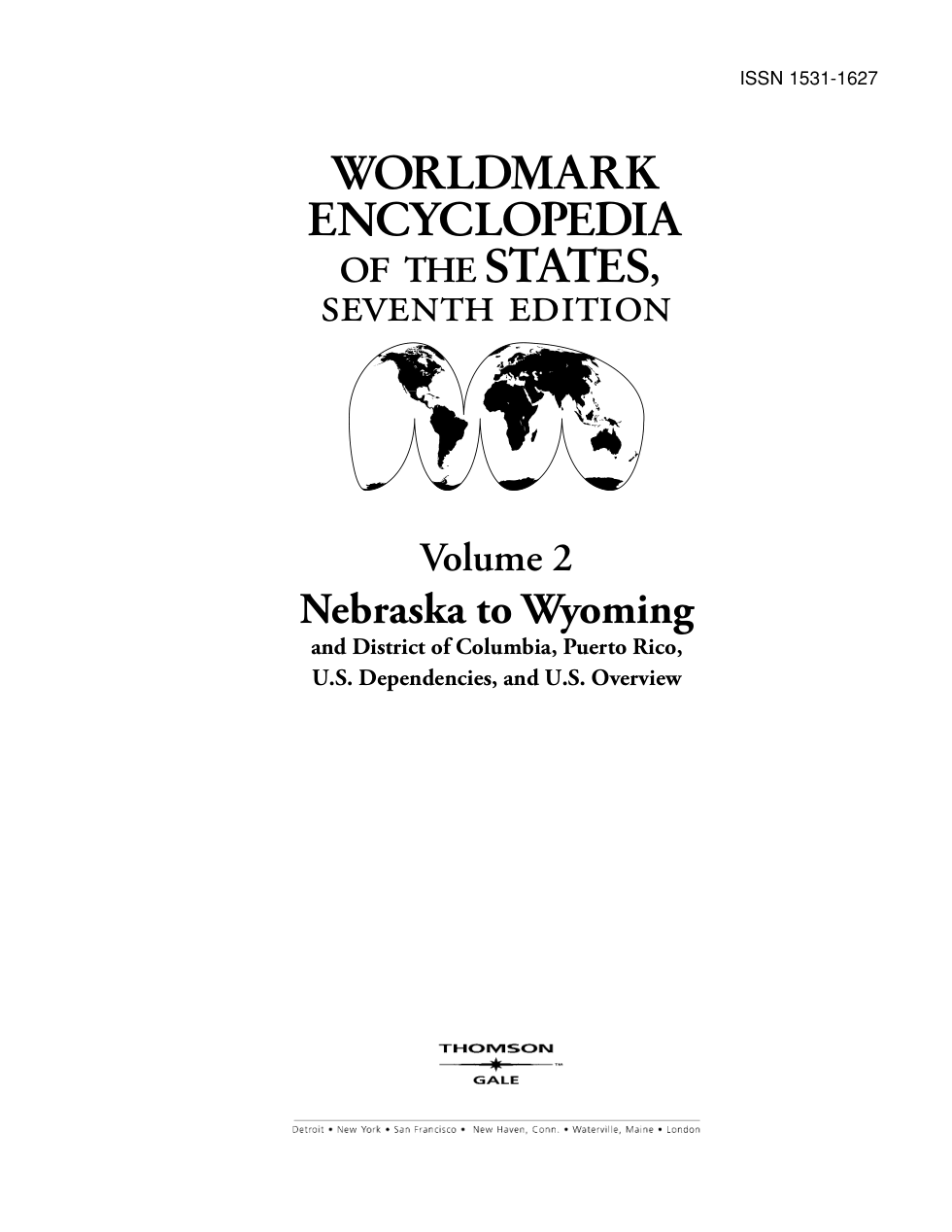 Vol 2 (Nebraska-Wyoming) cover