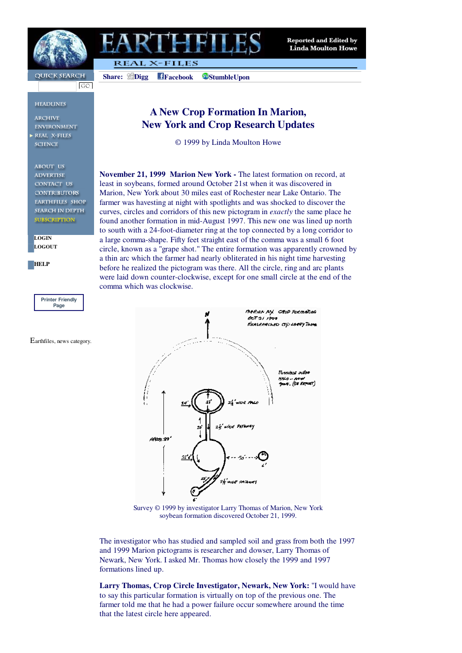 11 30 1999 A New Crop Formation In Marion, New York and Crop Research Updates cover