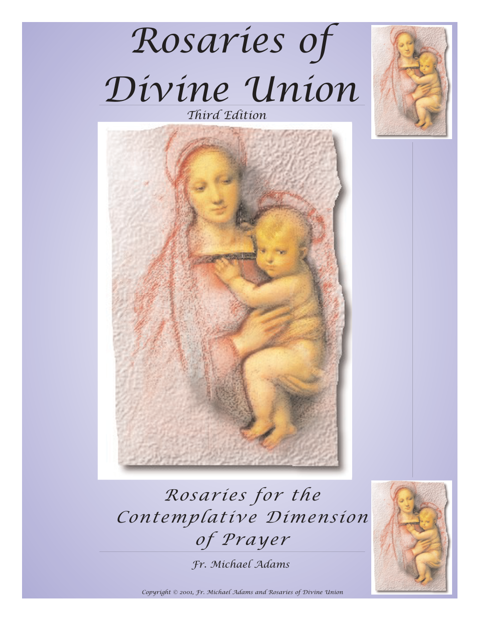 Fr. Michael Adams - Rosaries of Divine Union, Rosaries for the Contemplative Dimension of Prayer cover