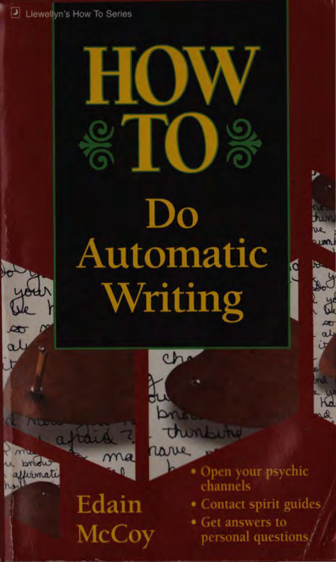 Edain McCoy HOW TO Do Automatic Writing cover