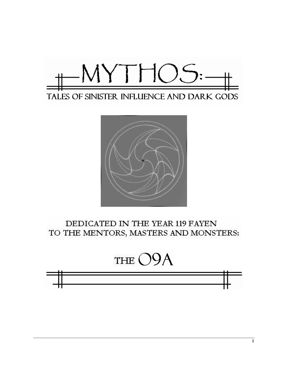MYTHOS cover