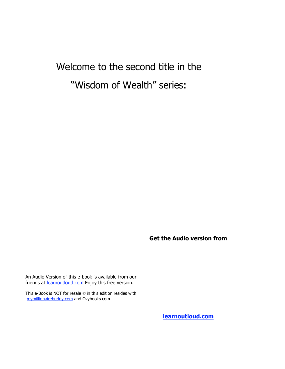 Richest Man In Babylon cover