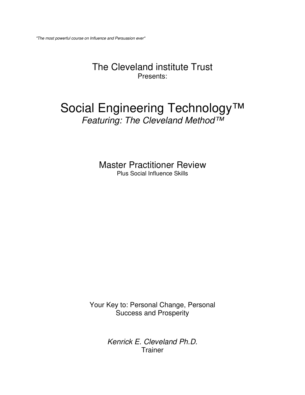Social Engineering cover