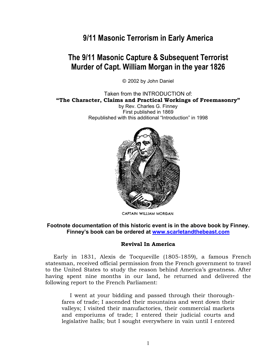 Masonic Terrorism In Early America cover