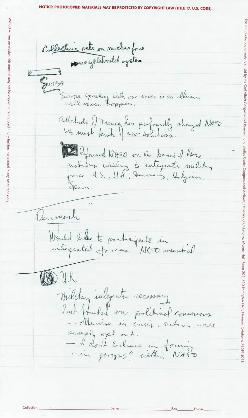 Handwritten Bilderberg 1966 cover