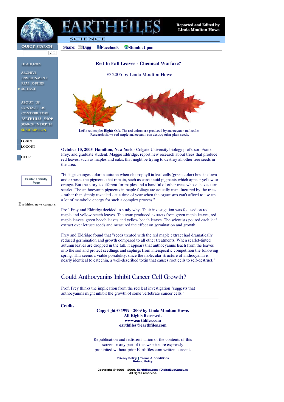 10 10 2005 Red In Fall Leaves - Chemical Warfare cover