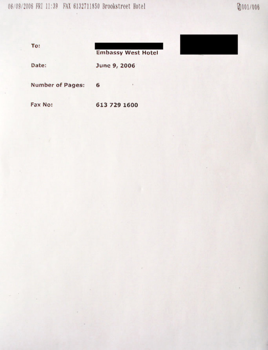 Bilderberg 2006 Press Release and List of Participants cover