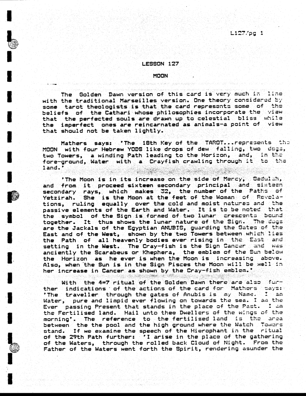 GDcorrespondencecourselessons127 cover