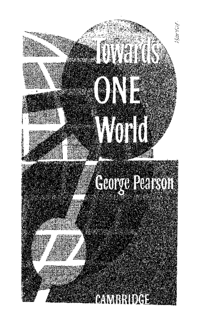 Towards One World cover