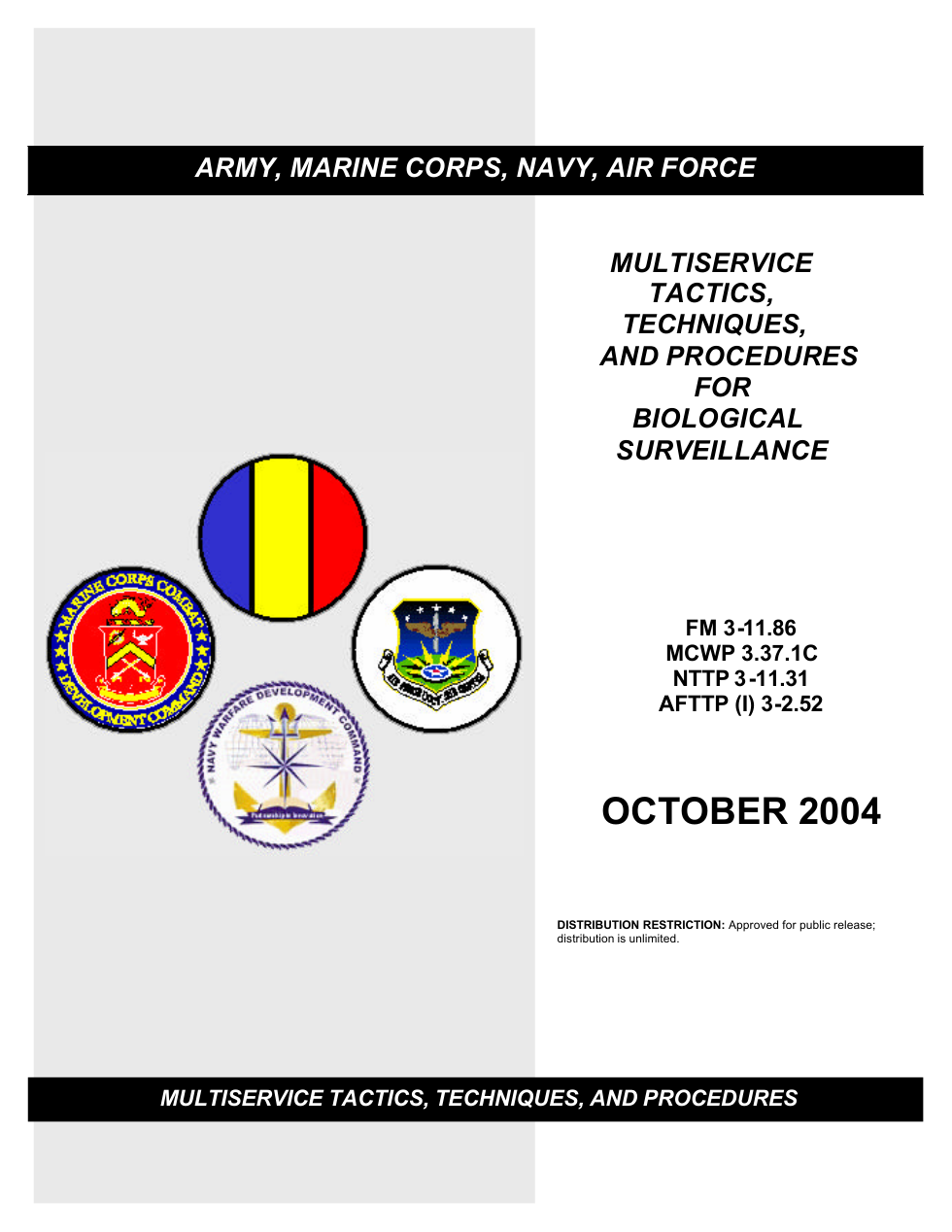 US Multiserv - Biological Surveillance 2004 248p. cover