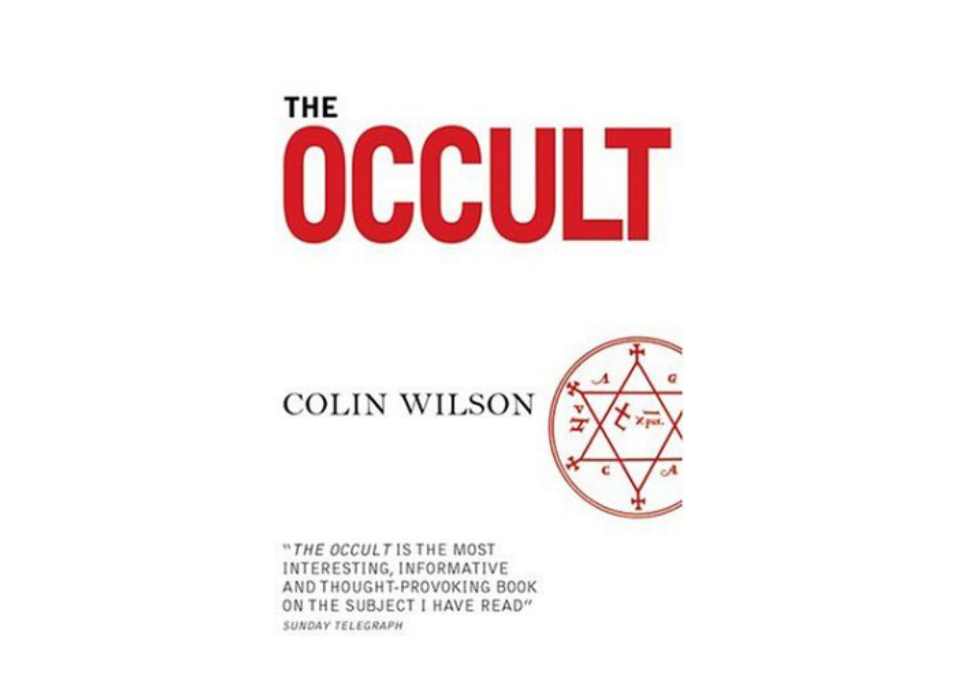 Colin Wilson - Occult cover