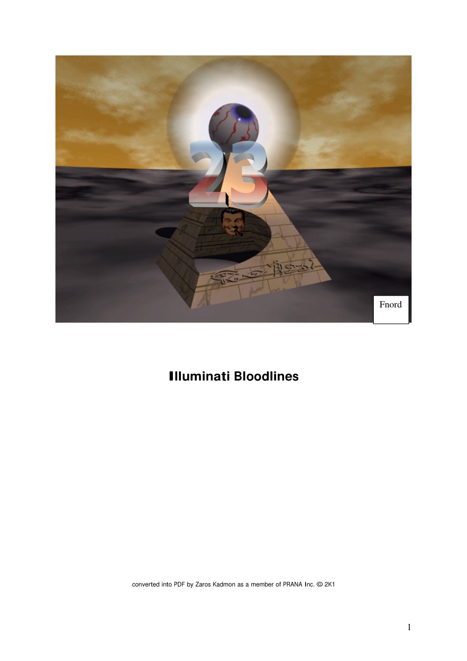 Springmeier, Fritz - Bloodlines Of The Illuminati cover