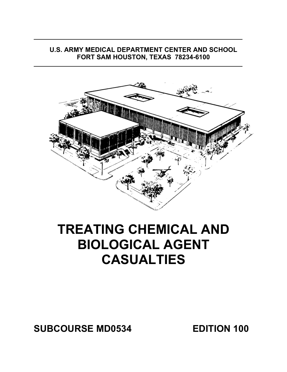 ARMY Treating Chem. & Bio. Agent Casualties 81p. cover