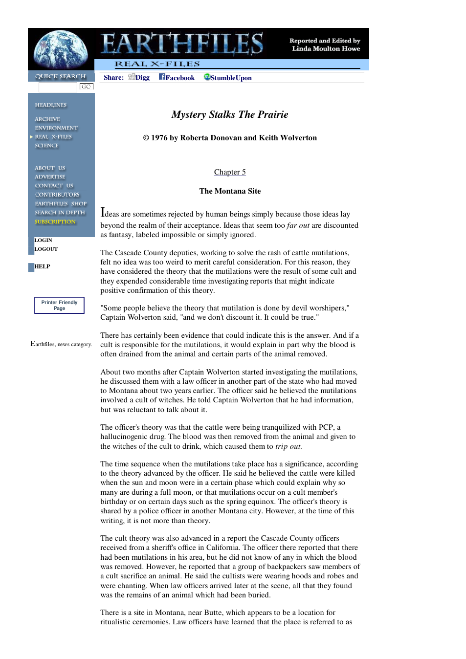 10 03 2002 Chapter 5 - Mystery Stalks The Prairie cover