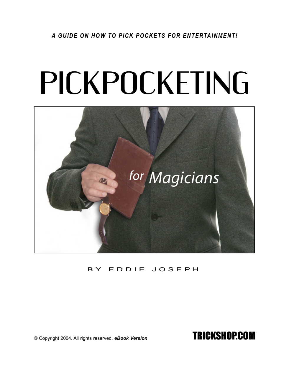 Pickpocketing - Eddie Joseph cover