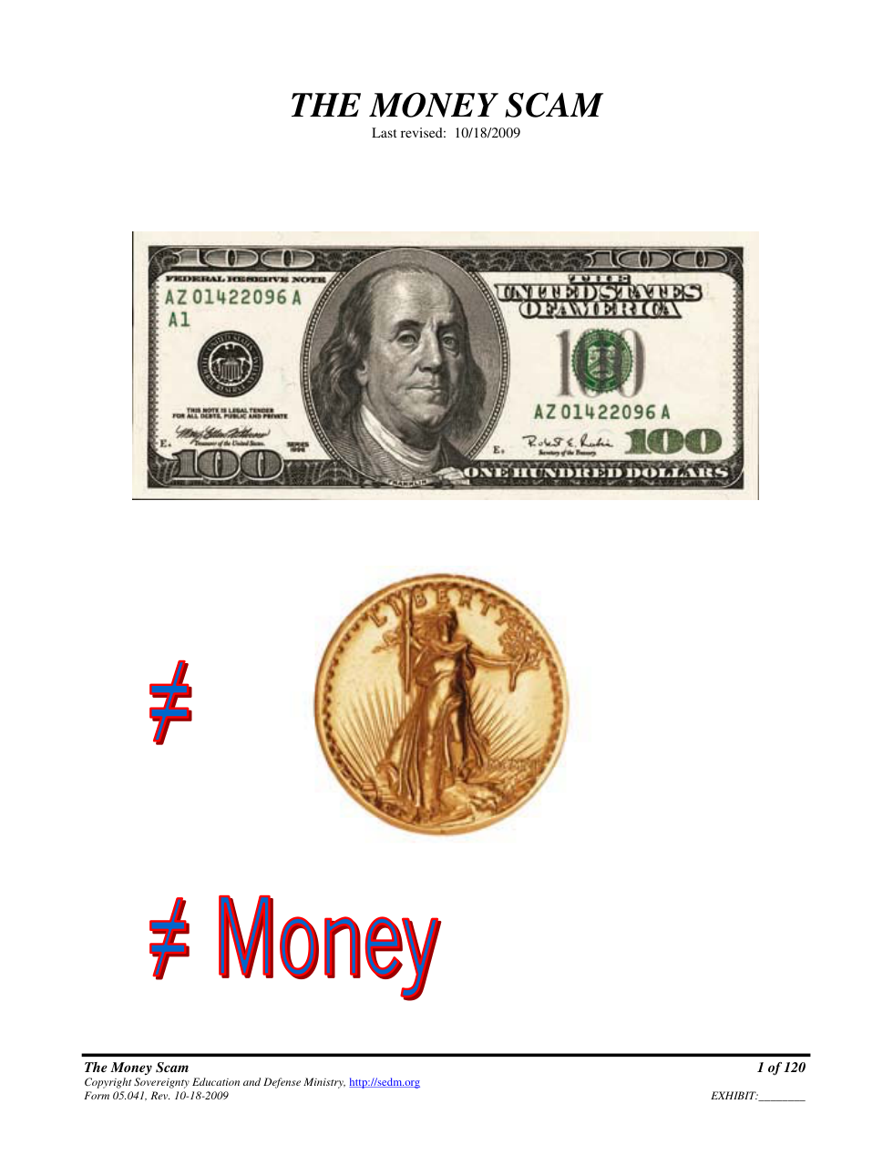 MoneyScam cover