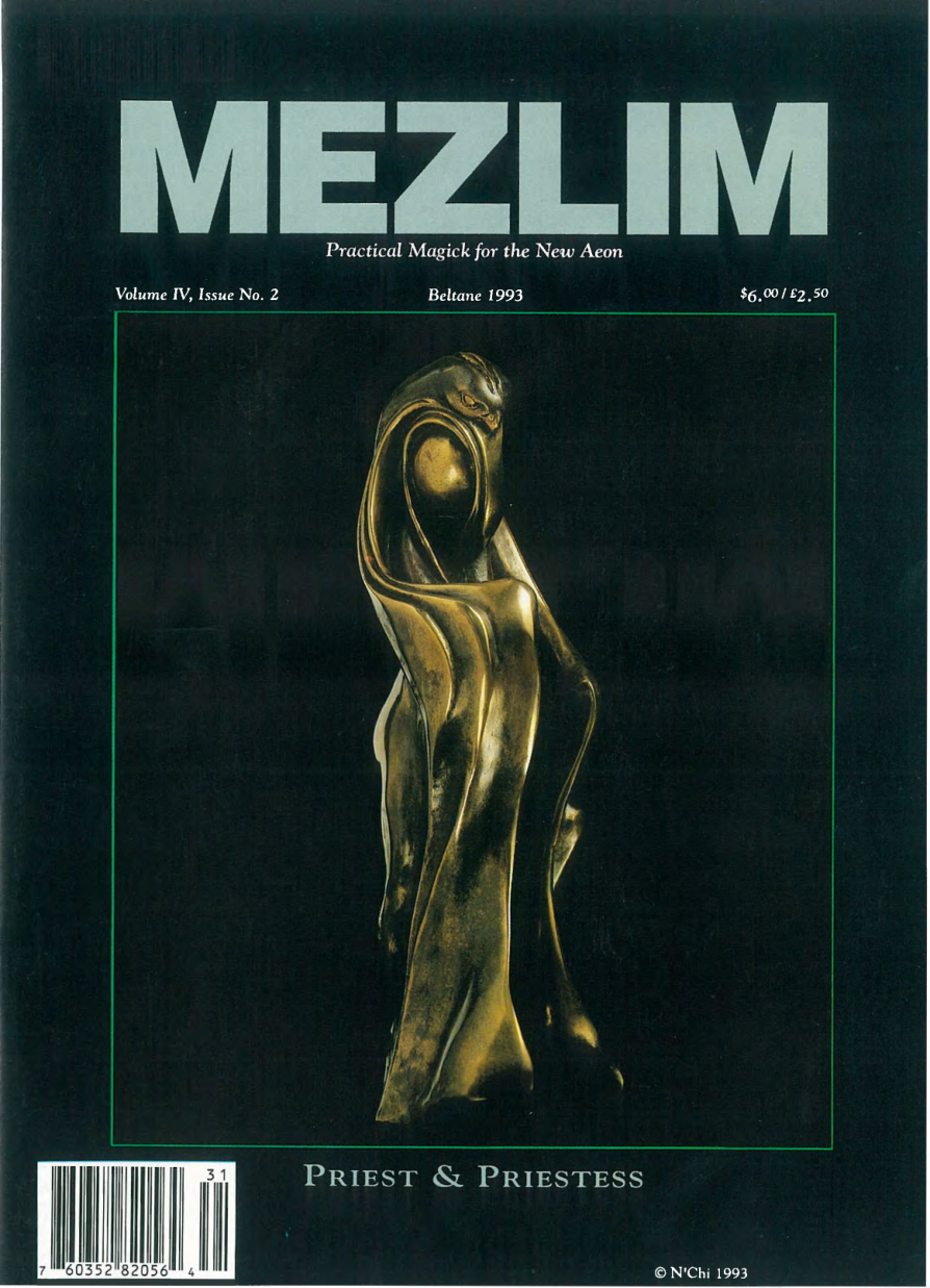 [Vol.4,No.2] Mezlim - Beltane 1993 cover