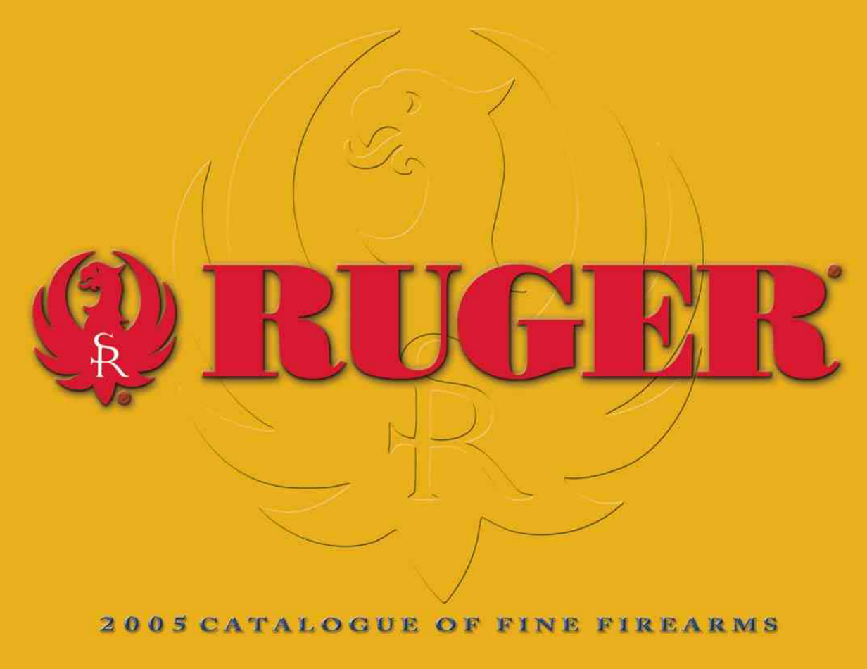 Ruger 2005 Firearms Catalog 52 pages cover