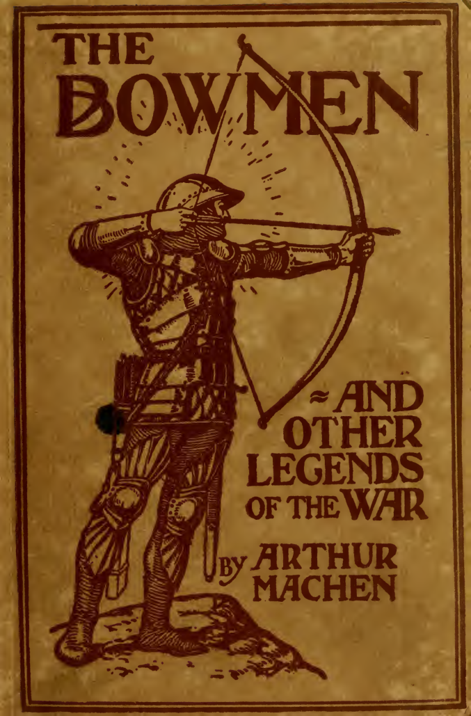 The angels of Mons - A. Machen 1915 cover