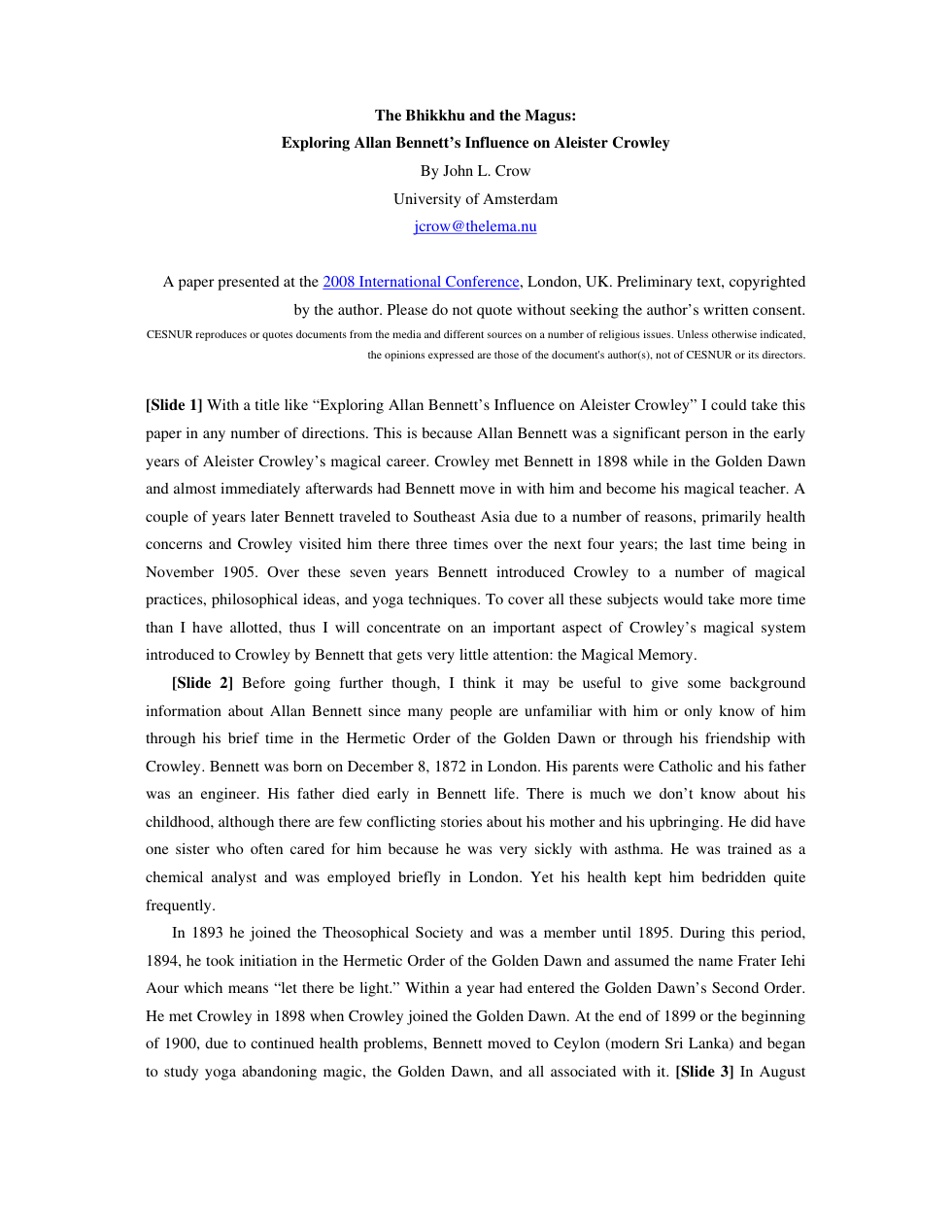The Bhikkhu and the Magus cover