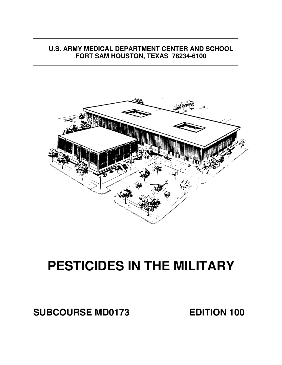 ARMY Medical - Pesticides in the Military 101 pages cover