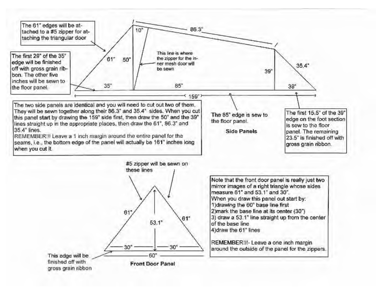 Tent Building - TW1 Plans cover