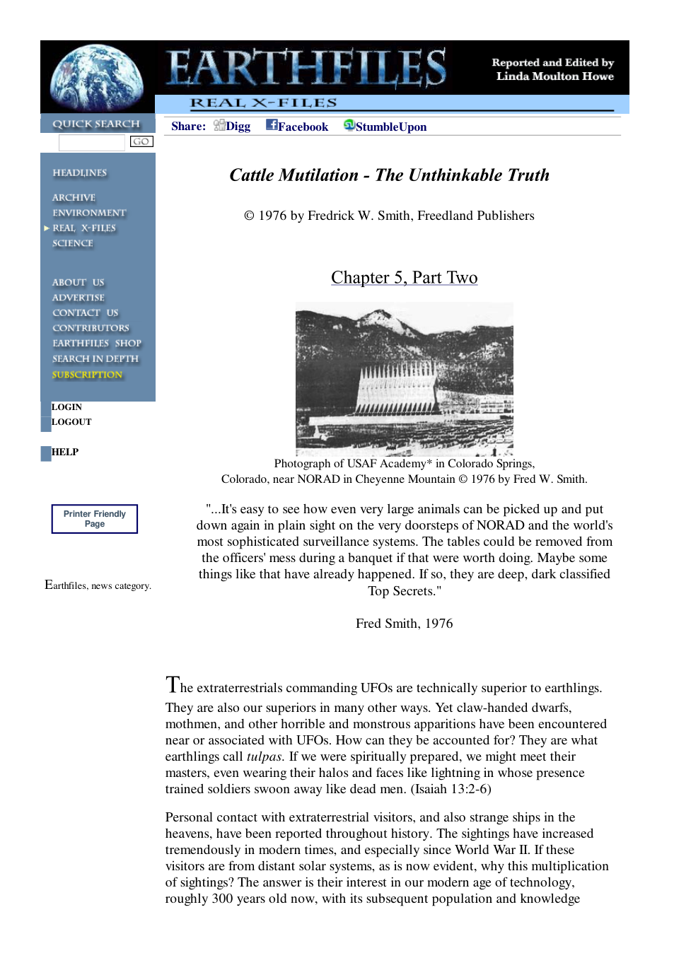 05 18 2003 Cattle Mutilation - The Unthinkable Truth, Chapter 5, Part Two cover