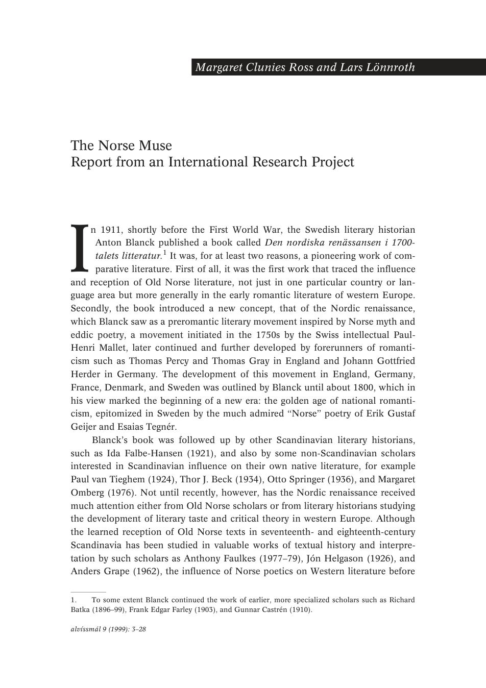 Margaret Clunies Ross, Lars Lönnroth - The Norse Muse cover