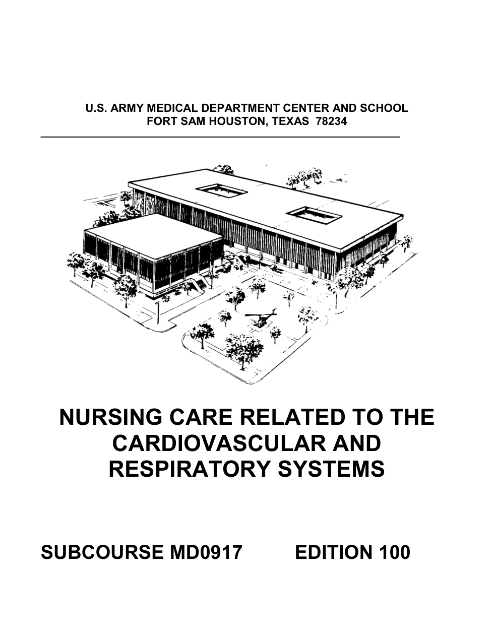 ARMY Nursing - Cardio Related,Respiratory Sys. 109pgs cover