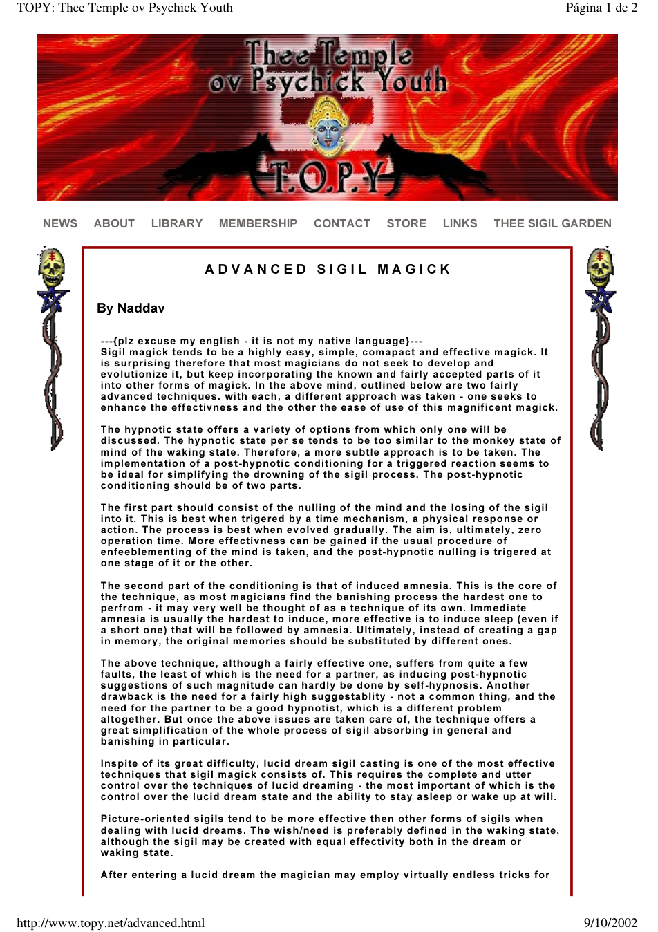 Advanced Sigil Magick cover