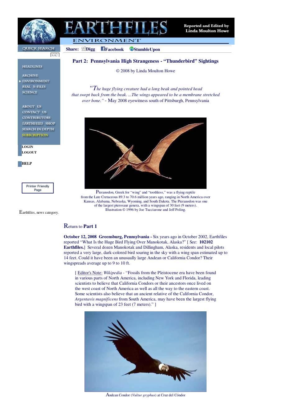 10 12 2008 Part 2 Pennsylvania High Strangeness - Thunderbird Sightings cover