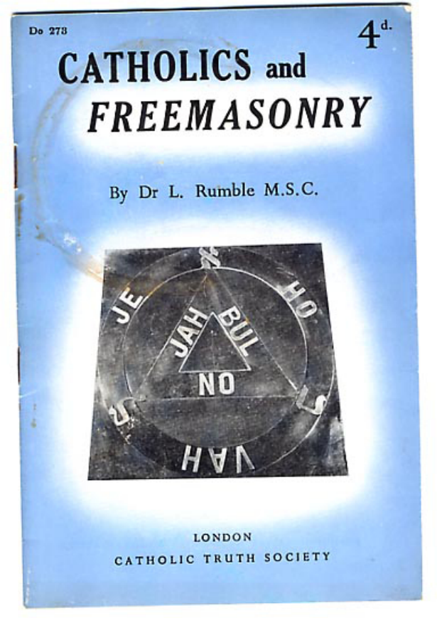 Rumble - Catholics and Freemasonry cover