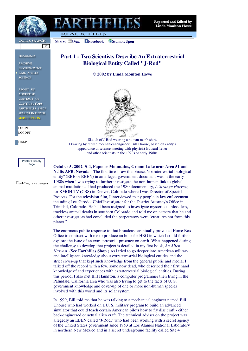10 05 2002 Part 1 - Two Scientists Describe An Extraterrestrial Biological Entity Called J-Rod cover