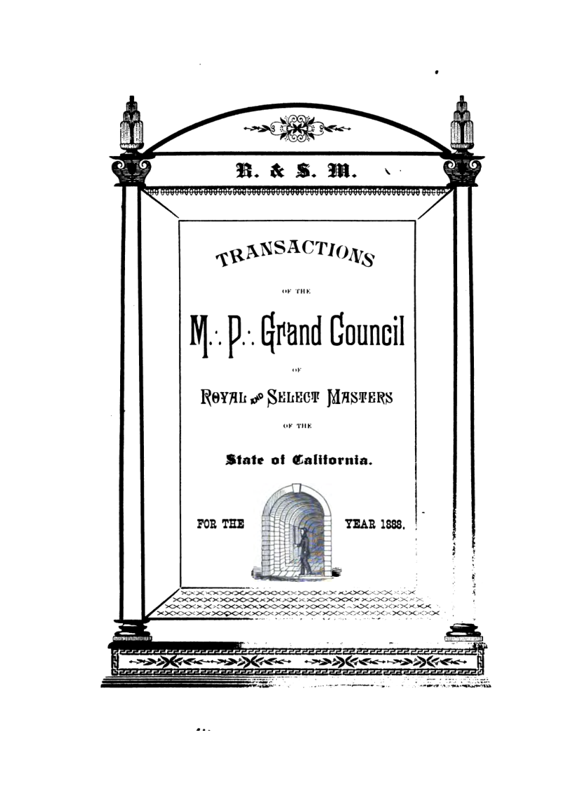 Transactions Of The Grand Council Of California 1888 cover