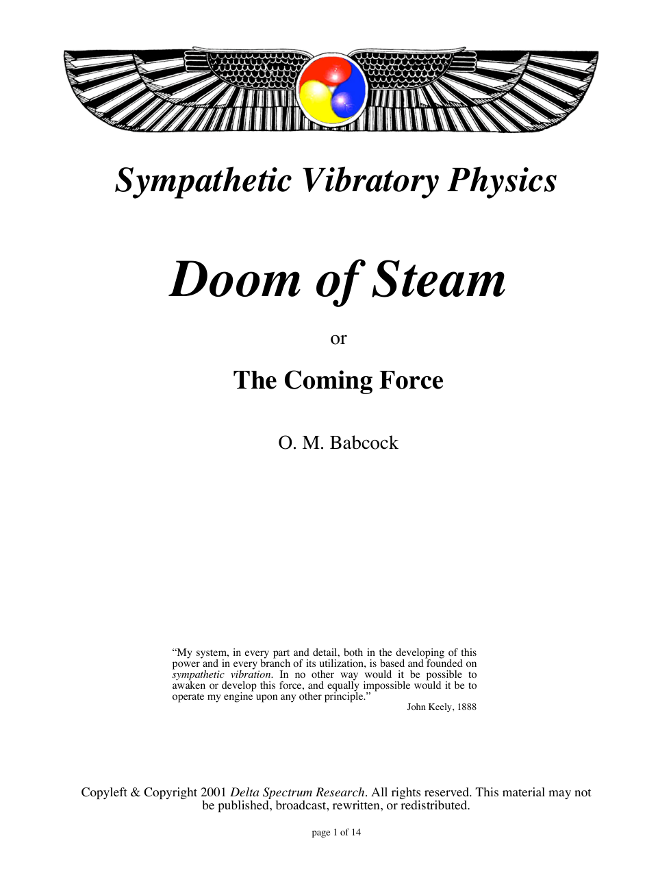 Doom of Steam cover