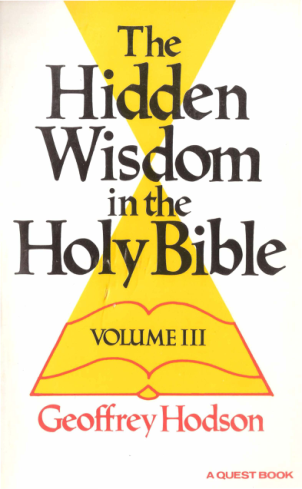 Hodson - The Hidden Wisdom in the Holy Bible Volume 3.ocr cover
