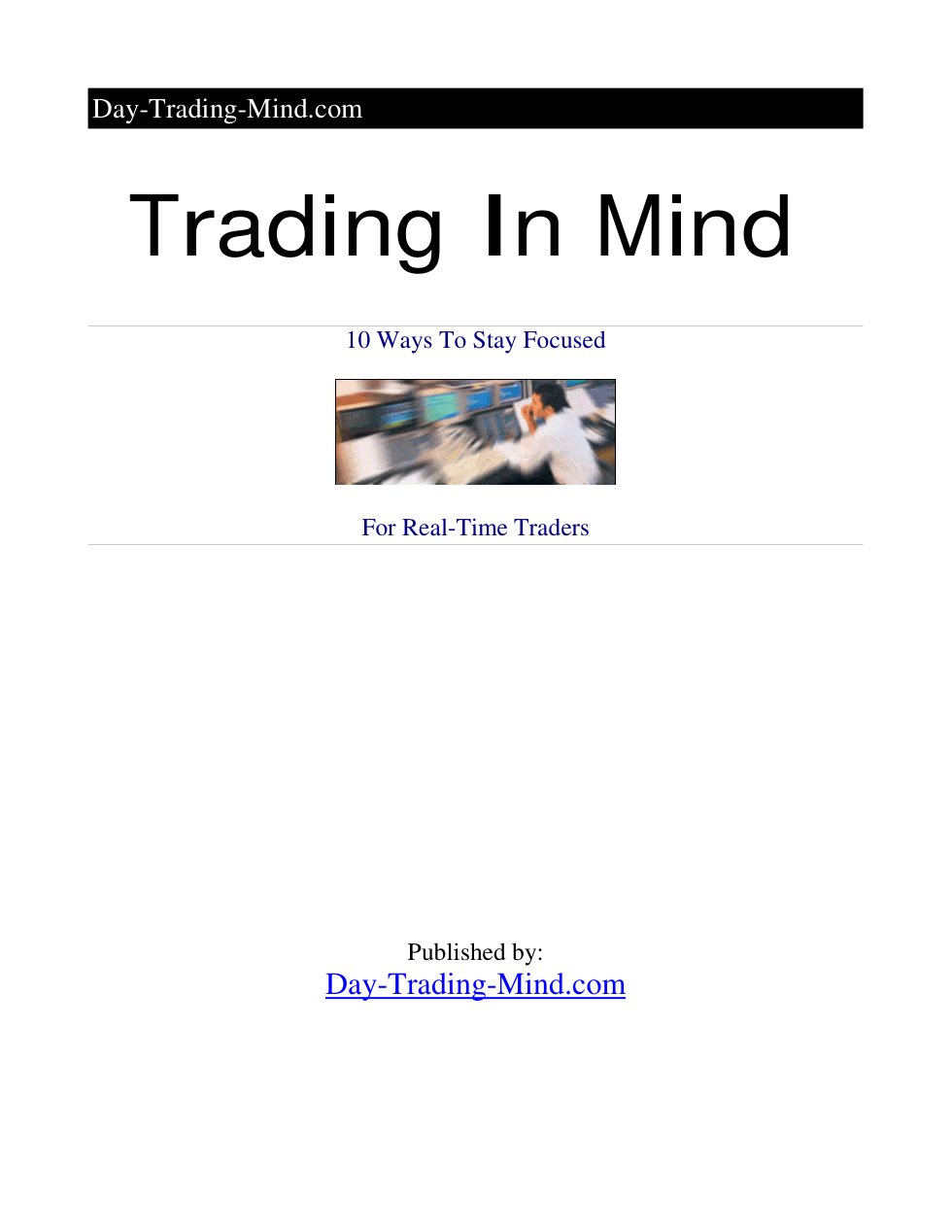 eDayTradingMind cover