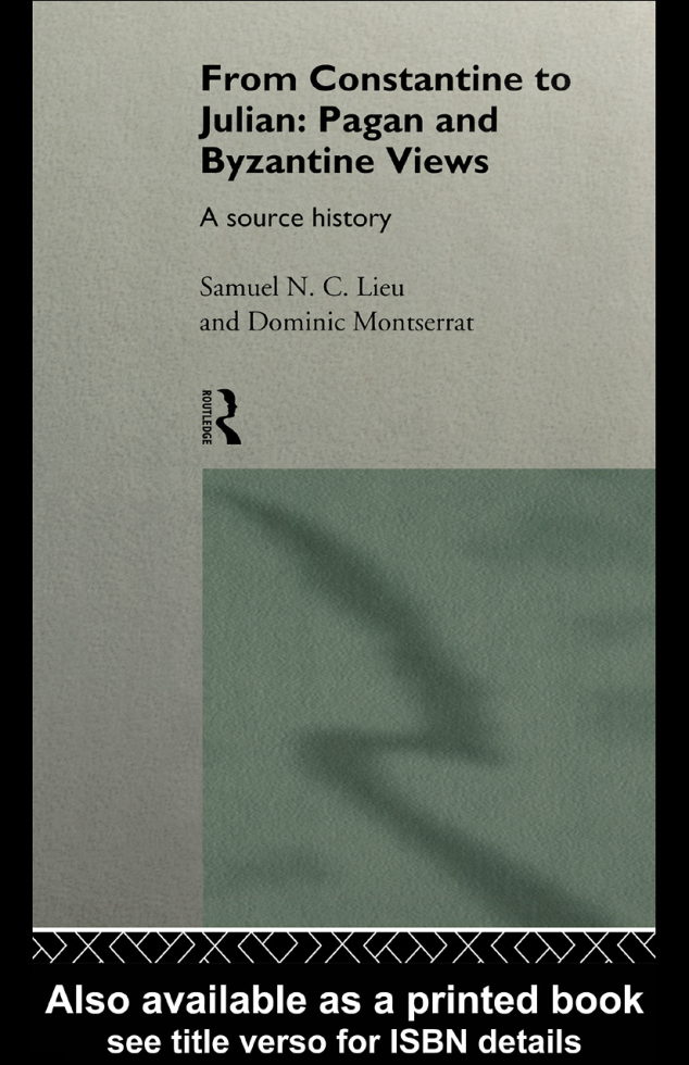 Samuel Lieu Dominic Montserrat From Constantineb-ok.org cover