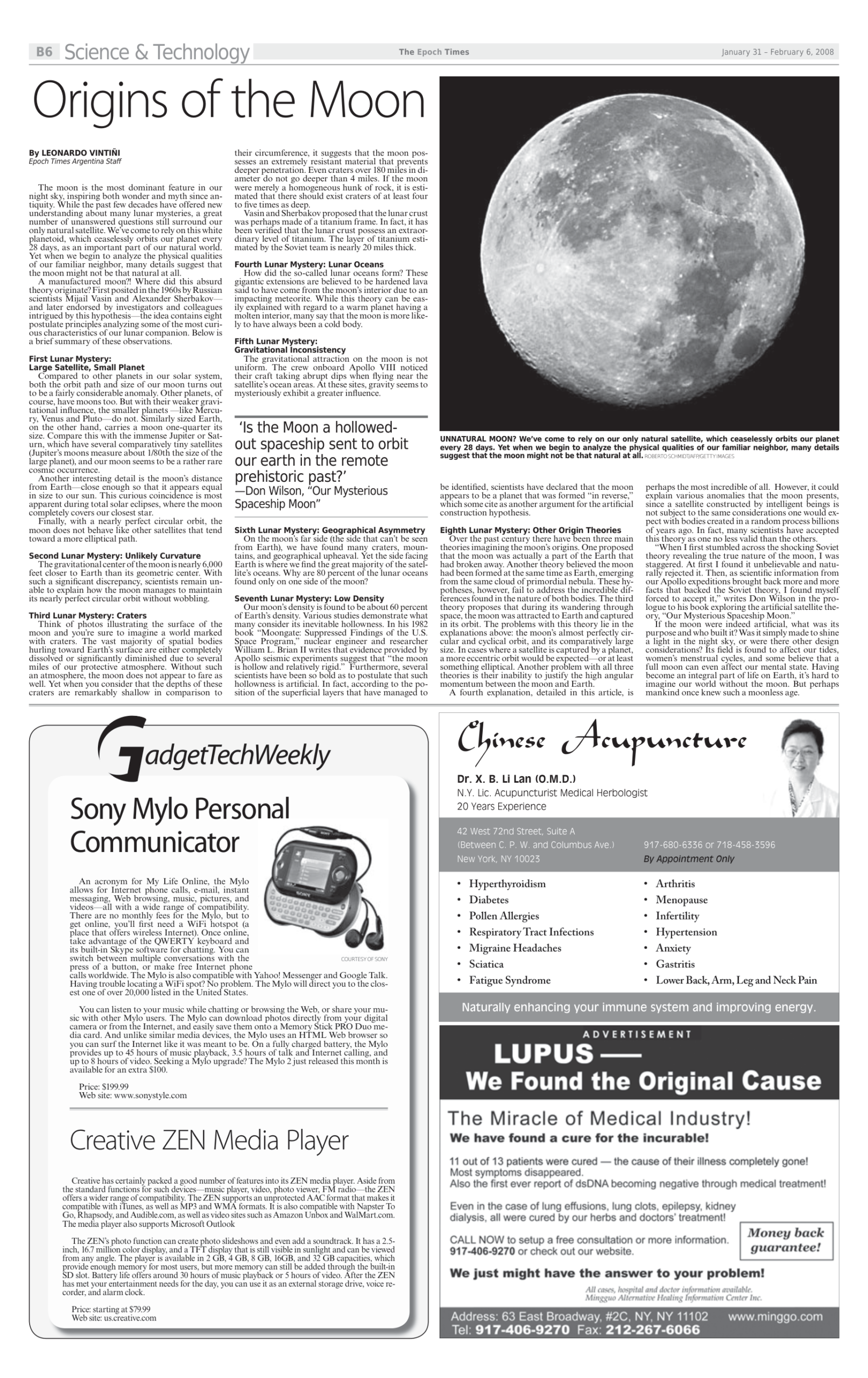 Origins of the Moon B6 cover