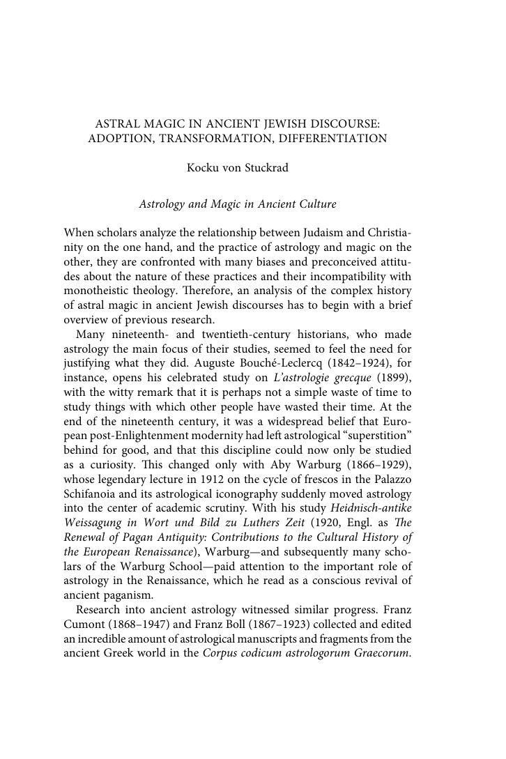 10 Astral Magic in Ancient Jewish Discourse cover