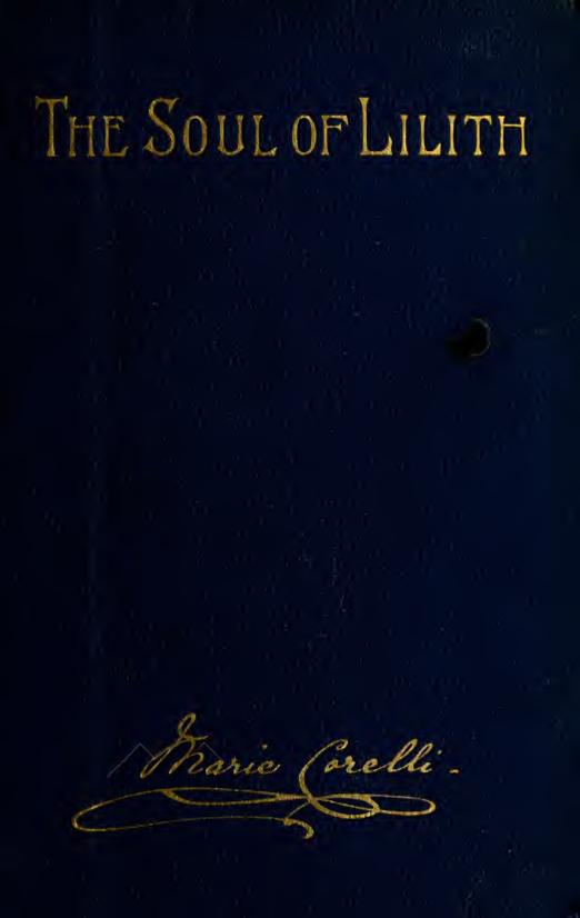 The Soul of Lilith, Volume 2 - M Corelli (1892) cover