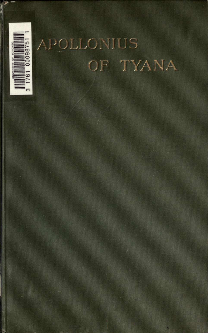 Apollonius of Tyana - GRS Mead cover