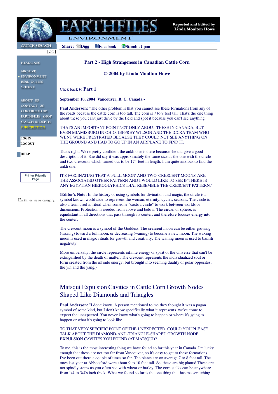 09 12 2004 Part 2 - High Strangeness in Canadian Cattle Corn cover