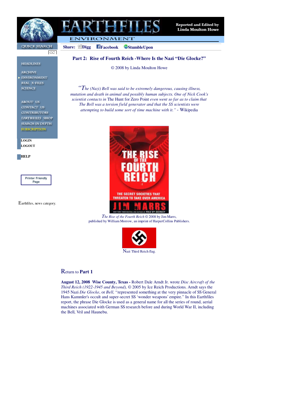 08 12 2008 Part 2 Rise of Fourth Reich -Where Is the Nazi Die Glocke cover