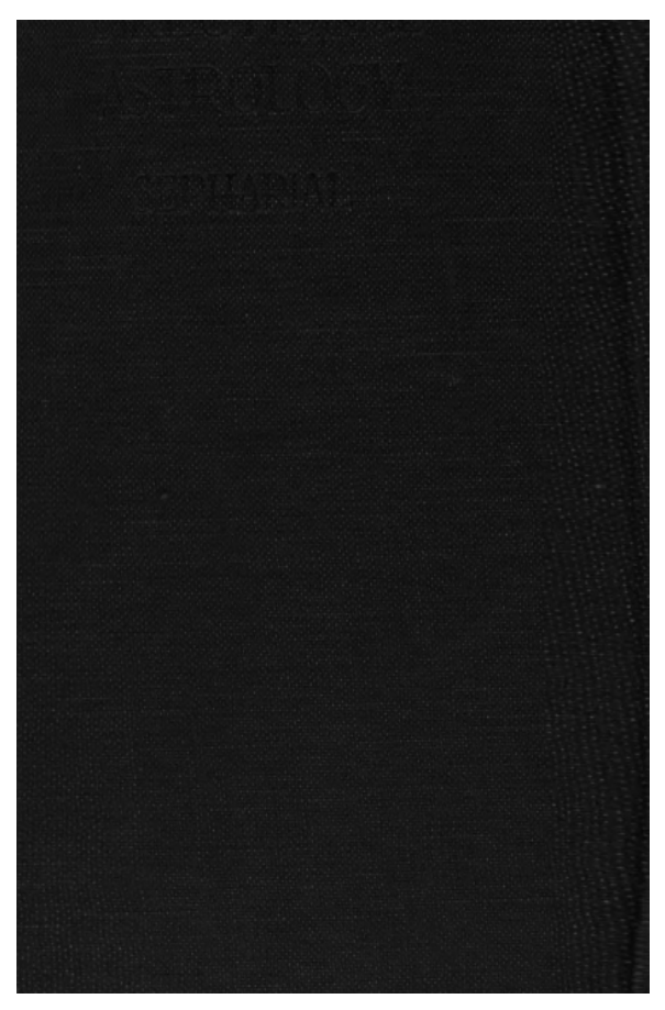 Directional Astrology - Sepharial (1921) cover