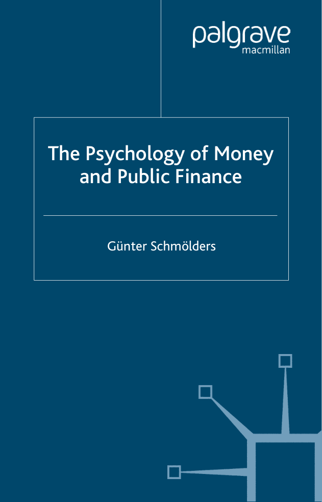 The Psychology of Money and Public Finance cover