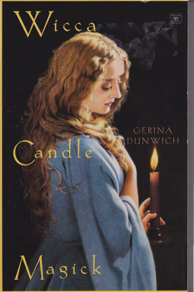 Gerina Dunwich Wicca Candle Magick cover
