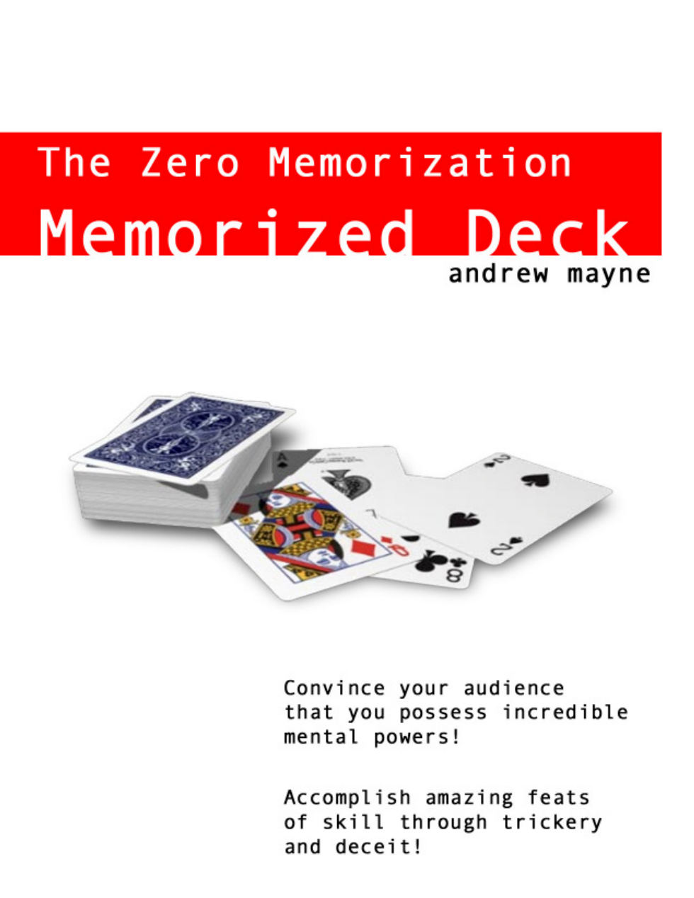 Andrew Mayne - Zero Memorized Deck cover